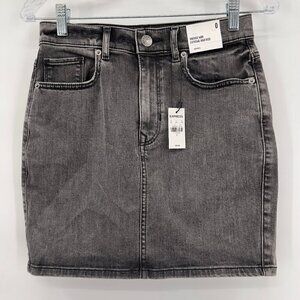 Express Vintage Mini Skirt Extreme Rise Women's Size 0 NWT